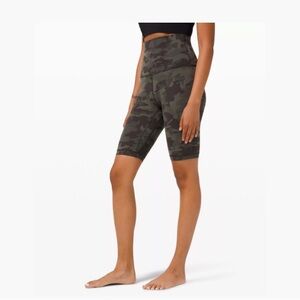 Lululemon incognito camo biker shorts